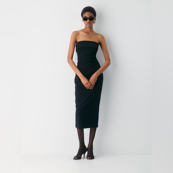 NWT Babaton FigureKnit Eyecatcher Dress Sz S - Picture 1 of 5